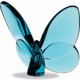 Baccarat Papillon Lucky Turquoise Butterfly Figurine