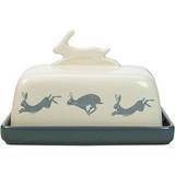 The English Tableware Company Artisan Hare Butter Dish