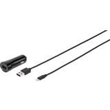 Vivanco CCLIGHTN24ABK Car battery charging cable quick-charge mode