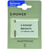 2-Power Smartphone Battery 3.7v 1300mAh (MBI0097A)