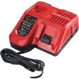Red Batteries & Chargers Milwaukee M12-M18 Fast Charger