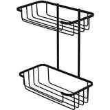 Two tier shower basket Croydex Rust Free Screw to Two Tier Cosmetic Basket