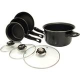 Cookware Leisurewize Streetwize Accessories 7 Pan Set Cookware Set with lid