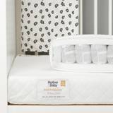 Bed Accessories CuddleCo Mother&Baby White Gold Anti Allergy Pocket Sprung Cot Mattress