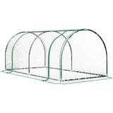 Greenhouses OutSunny Tunnel Greenhouse Grow Steel Frame Pe