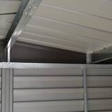 Metal garden shed Rowlinson Woodvale 10x8 Metal Shed Garden Storage Unit Cabinet Lockable Apex (Building Area )