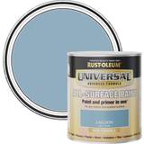Rust-Oleum Blue - Metal Paint Rust-Oleum Universal All-Surface Satin Wood Paint Blue 0.75L