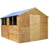Wood Sheds Mercia Garden Products 12x8 ft Apex Overlap (Building Area )