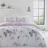 Textiles Catherine Lansfield Scatter Butterfly Duvet Cover Purple