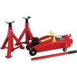 Carpoint Car Jacks Carpoint Trolley Jack and 2 Axle Stand Set 2000