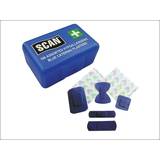 Scan First Aid Scan Hypoallergenic Blue Plasters 100 Assorted