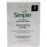 Simple Bar Soaps Simple Cleansing Soap 2x125g 2-pack