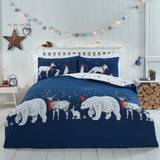 MCU Polar Bear Christmas Bed Set 86.6x90.6"