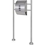 VidaXL Letterboxes & Posts vidaXL Mailbox on Stand Stainless