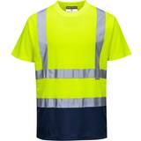 Green Work Wear Portwest S378 Hi-Vis Contrast T-Shirt S/S