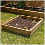 Steel Outdoor Planter Boxes Forest Garden Caledonian Square Raised Bed
