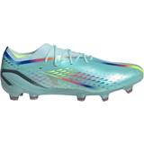 Carbon Fiber Football Shoes adidas X Speedportal.1 FG - Clear Aqua/Solar Red/Power Blue