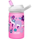 Machine Washable Water Bottle Camelbak EDDY+ Kids Vacuum Insulated Stainless Flowerchild Sloth Pink 350ml