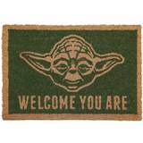 Pyramid Star Wars Welcome You are Yoda Doormat Green, Brown 40x60cm