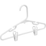 White Hooks & Hangers Kid's Room Honey Can Do Hangers with Clips, 18ct.