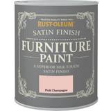 Rust-Oleum Pink Paint Rust-Oleum Satin Paint Pink 750Ml Wood Paint Pink 0.75L