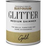 Metal Paint Rust-Oleum Glitter Medium Shimmer Paint &Ndash; Metal Paint Gold 0.25L