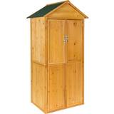 Tectake Sheds tectake Garden storage shed with a pitched roof shed, tool (Building Area )