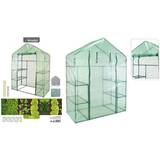 PVC Plastic Freestanding Greenhouses ProGarden Greenhouse 436158 Stainless steel PVC Plastic