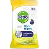 Dettol Cleaning Equipment & Cleaning Agents Dettol Antibacterial Floor Wipes Lemon & Lime 10 Pieces