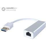 Cheap Network Cards & Bluetooth Adapters Connekt Gear 26-2970 Cable Interface/gender Adapter Usb-a Rj-45 Silver,white