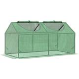 Greenhouses OutSunny Mini Greenhouse Small Plant Grow With Pe Cover