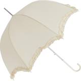 Universal Textiles White Wedding Umbrella With Frill Trim
