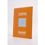 Clairefontaine Chartwell Student A4 Graph Pad 1/5/10mm Grid 70gsm 50 Sheets White/Bl