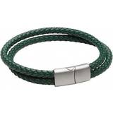 Fred Bennett Forest Recycled Leather Double Row Bracelet