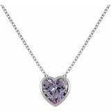 Purple Necklaces Radley Heart Necklace - Silver/Amethyst