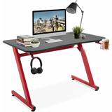 Homcom Camilla Gaming Desk Red, 1200x650x745mm