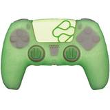 Controller Decal Stickers Blade Silicone Skin + Grips + Touchpad Sticker - Glow In The Dark [video game]