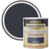Rust-Oleum Grey - Wood Paints Rust-Oleum Universal All-Surface Gloss Wood Paint Grey 0.75L