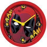 Plastic Table Clocks Marvel Deadpool Blam Blam Table Clock 12.7cm