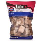 Smoke Dust & Pellets Weber Firespice Hickory All Natural Hickory Wood Smoking Chunks 350 cu