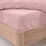 Fitted Sheet Bed Sheets Brentfords Teddy Fleece Bed Sheet Pink (200x183cm)