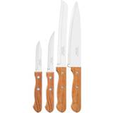 Tramontina Kitchen Knives Tramontina 4 Pcs. Kitchen Knife Set Wood Knife Set