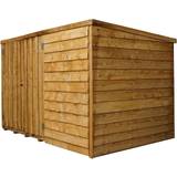 Wood Bicycle Shed Mercia Garden Products Overlap 216249