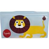 3 Sprouts Baby Food Containers & Milk Powder Dispensers 3 Sprouts Reusable Snack Bag (2pk) Lion
