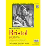 Strathmore 300 Series Bristol Vellum Pad, 14"x17" Tape Bound, 20 Sheets