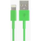Chargers - Green Batteries & Chargers 3 x GREEN Home Fusion Co Lightning to USB 1m Cable, Sync Charger iPhone 5 6 7 iPad iPod