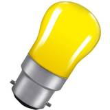 Green Light Bulbs Crompton Lamps 15W Pygmy B22 Dimmable Yellow