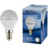 MiniSun Light Bulbs MiniSun 6 x 4W SES E14 Cool White LED Golfball Bulbs
