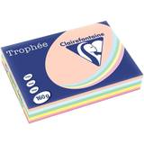 Red Copy Paper Clairefontaine Trophee Card A4 160gm Pastel