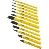 Stanley Chisels Stanley 12 Cold Punch Chisel Set STA418299 Carving Chisel